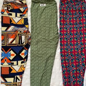 3 Pair New TC Lularoe Legging